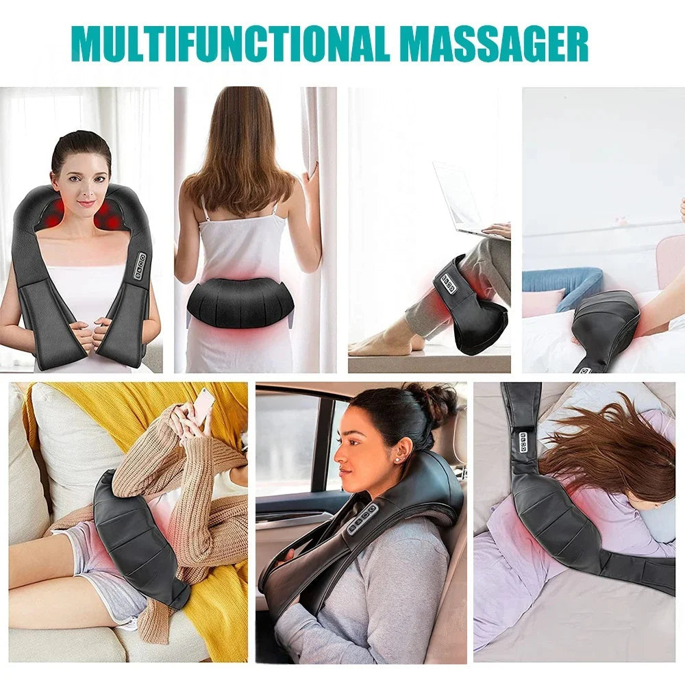 Heated Shiatsu Neck & Back Massager